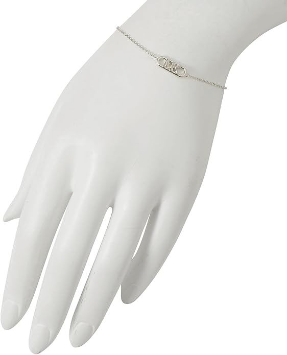 【新品】MICHAEL KORS チェーンブレスレット MKロゴ 新品】 マイケルコース ブレスレット MKロゴゴールド チェーン